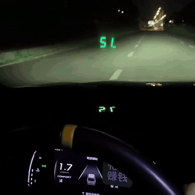HoloDrive Head-Up Speed Display