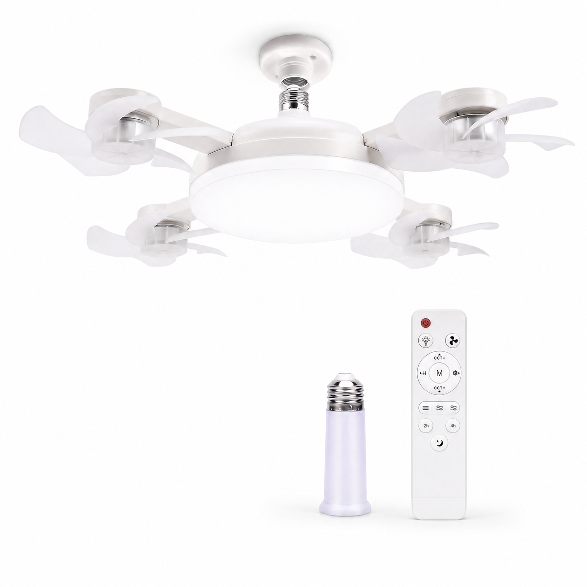 Ventilateur de Plafond LED avec Télécommande