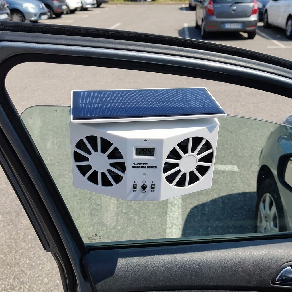 SolarVent Solar-Powered Car Ventilation Fan